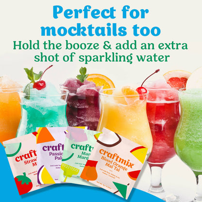 Craftmix | Variety Pack Cocktail Mixers - 12 Servings Multipack