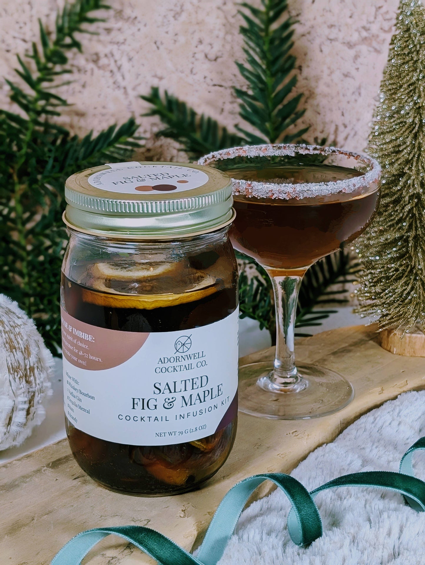 Adornwell Cocktail Co. - Salted Fig & Maple Cocktail Infusion Kit
