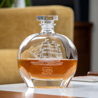 America250™ Tall Ship 23oz Whiskey Decanter