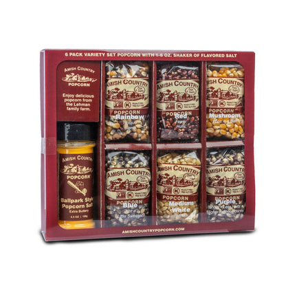 6/4oz Popcorn Variety Gift Box with 5.5oz Buttersalt