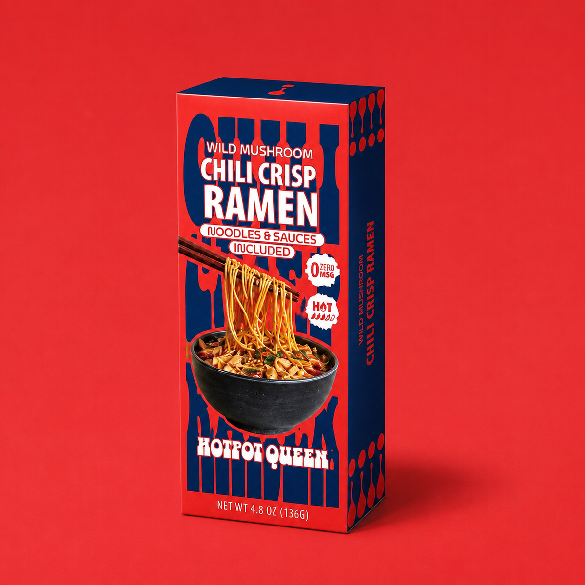 Wild Mushroom Chili Crisp Ramen- Umami Packed 4.8 OZ