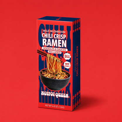 Wild Mushroom Chili Crisp Ramen- Umami Packed 4.8 OZ