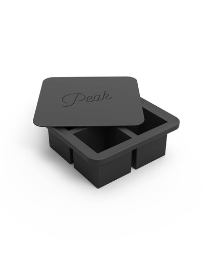 W&P - Extra Large Cocktail Cube Silicone Ice Tray: Charcoal