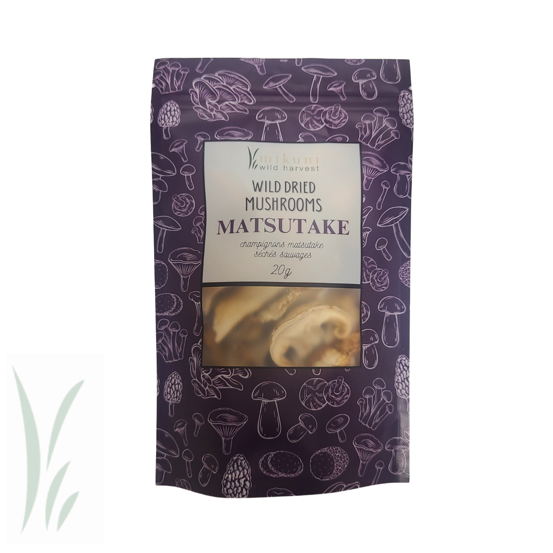 Dried Wild Matsutake Mushrooms - 20 g.