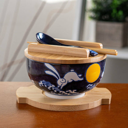 Moon Rabbit Bowl Set