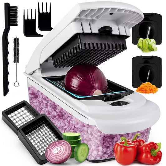 Manual Vegetable Chopper and Spiralizer