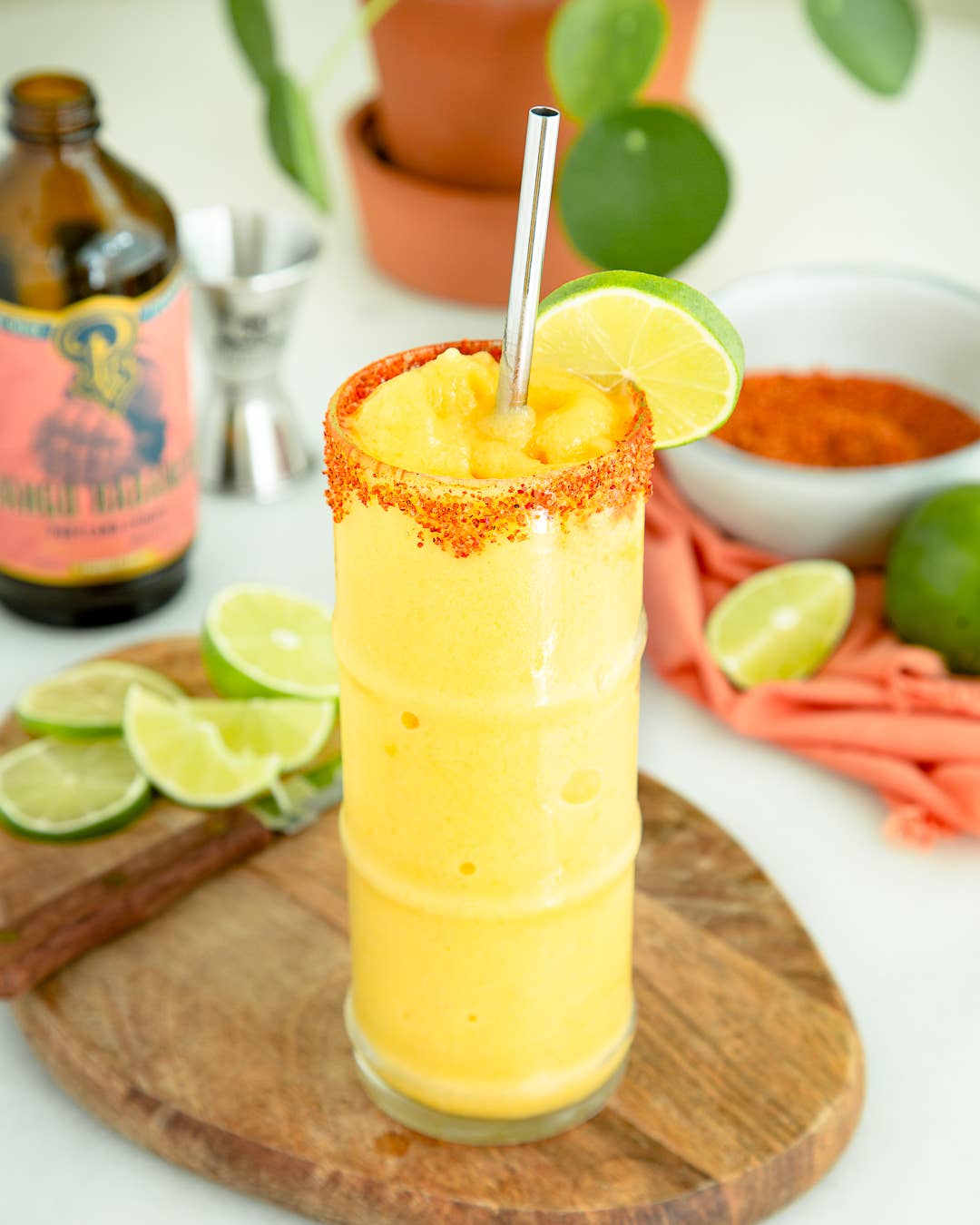 Portland Syrups | Mango Habanero Syrup 12oz  - cocktail / mocktail drink mixer