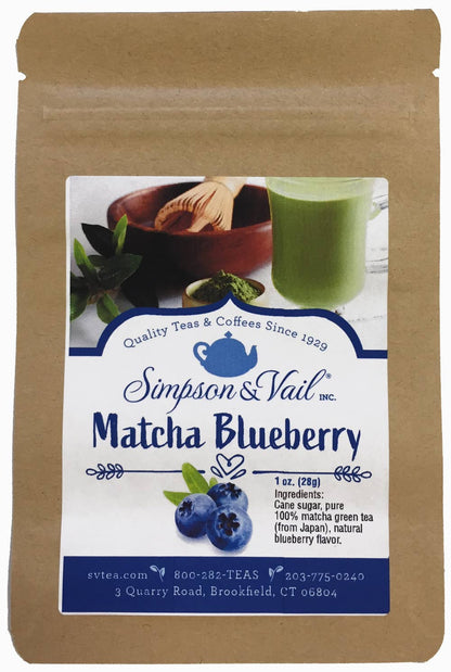 Matcha Powdered Green Tea - Blueberry: 4OZ