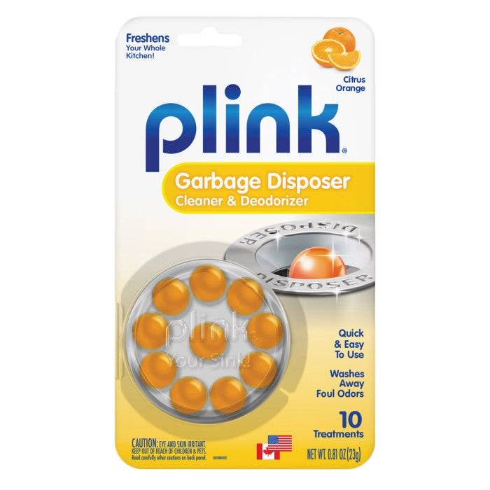 HIC - Harold Import Co. - Plink Disposal Cleaner And Deodorizer, Orange