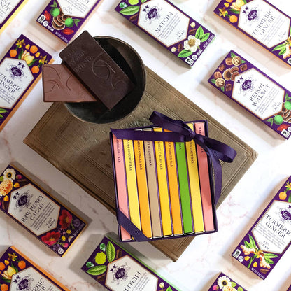 Vosges Mini Exotic Chocolate Bar Library – Assorted Chocolate Tasting Collection