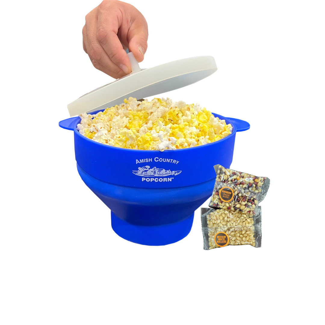Silicone Microwave Popper: Black