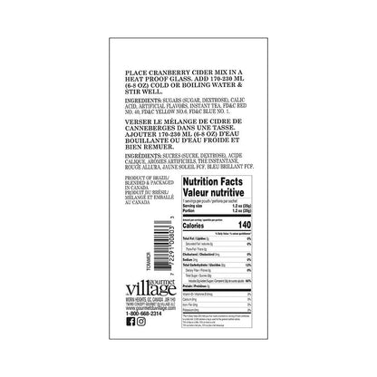 Gourmet Du Village - Mini Cranberry Cider  Mix