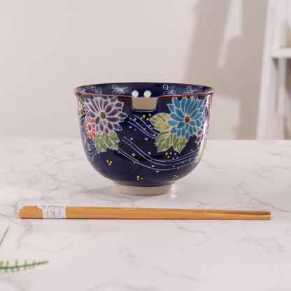 Flora Mix Bowl With Chopsticks Set