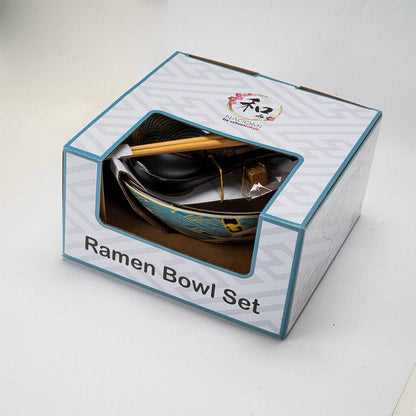 Japanese Crane Ramen Bowl Set | Urban Tokyo