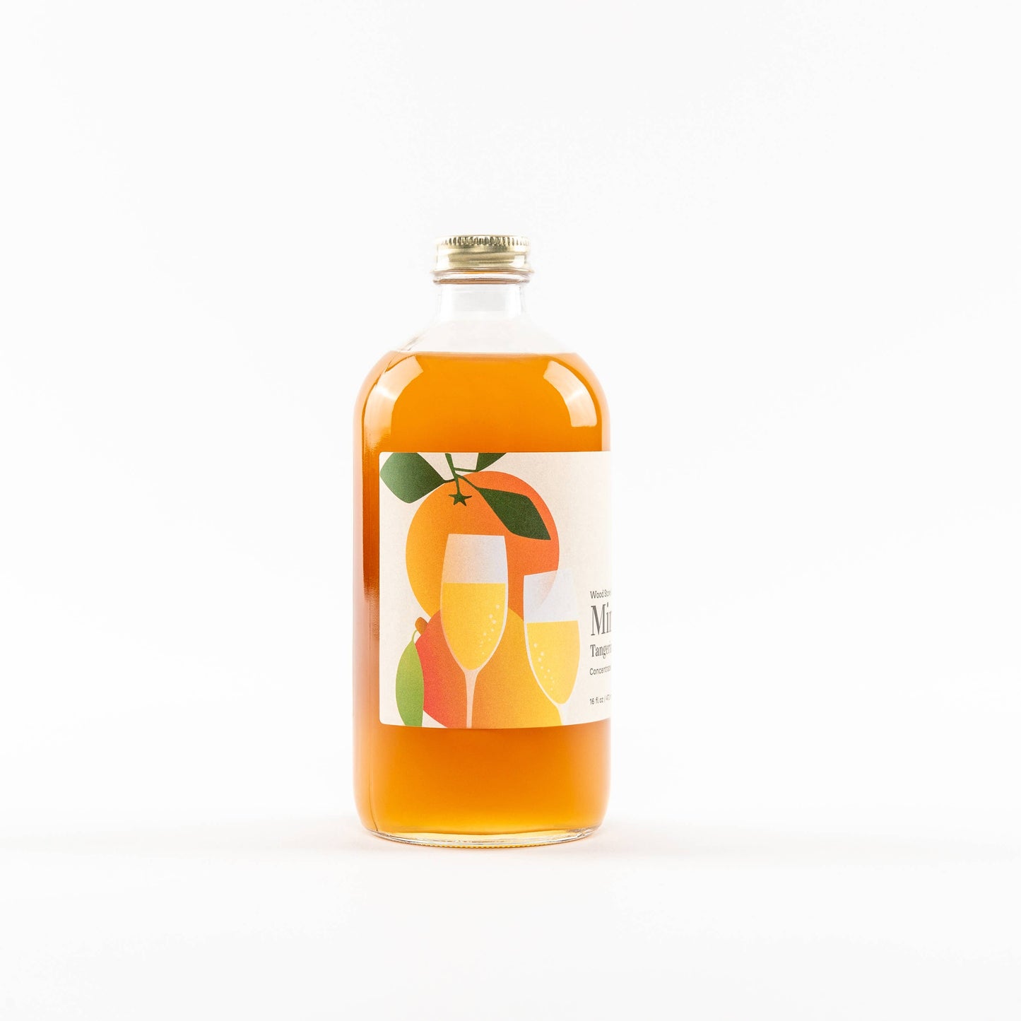 Wood Stove Kitchen-Mimosa Mixer w/ Tangerine & Mango for Cocktails and Mocktails, 16 fl oz