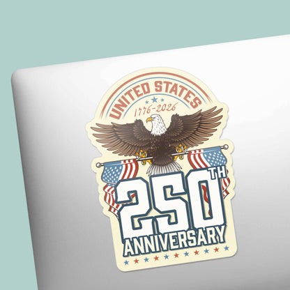 America's 250th Anniversary Eagle Sticker