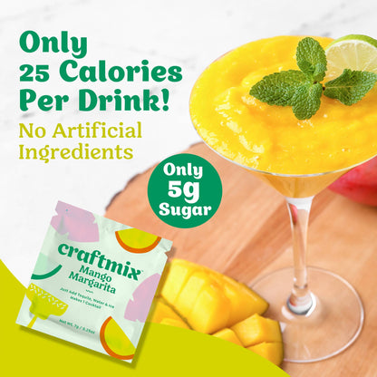 Craftmix | Mango Margarita Cocktail / Mocktail Mixer - Individual