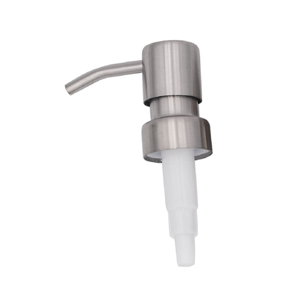 Mason Jar Lifestyle - Satin / Brushed Finish Soap Pump Dispensers for Mason Jars: Threaded galvanized / Wide mouth / #2