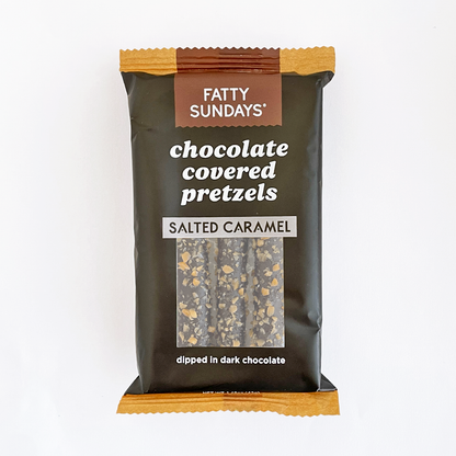 Salted Caramel Chocolate Covered Pretzels (3-pack)