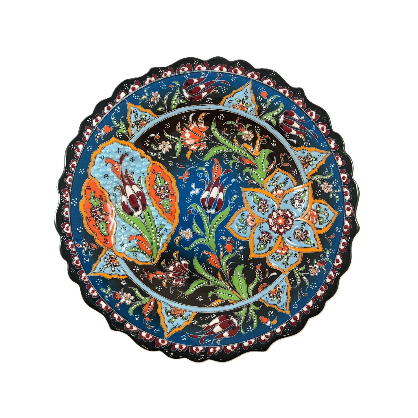 Import Corner -  10" Ceramic Embossed Plate