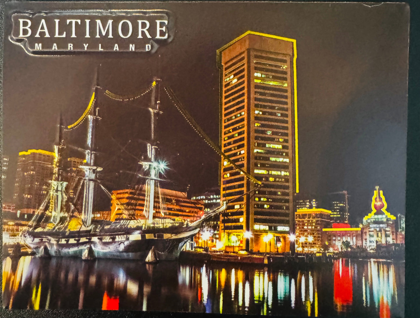 Baltimore Inner Harbor Trade Center & Constellation Magnet