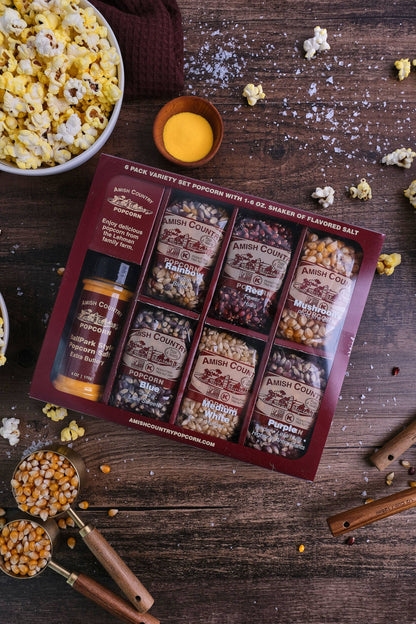 6/4oz Popcorn Variety Gift Box with 5.5oz Buttersalt