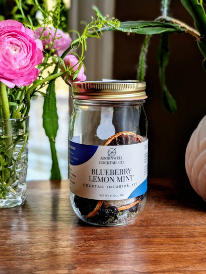 Adornwell Cocktail Co. - Blueberry Lemon Mint Cocktail Infusion Kit