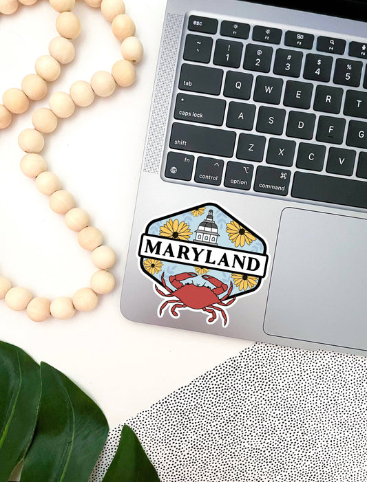 Jami Creates - Maryland State Capital Sticker