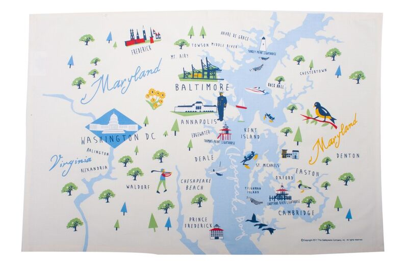 Galleyware - Chesapeake Bay Tea Towel