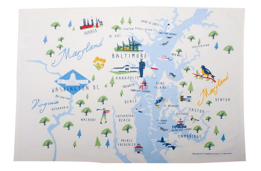 Galleyware - Chesapeake Bay Tea Towel