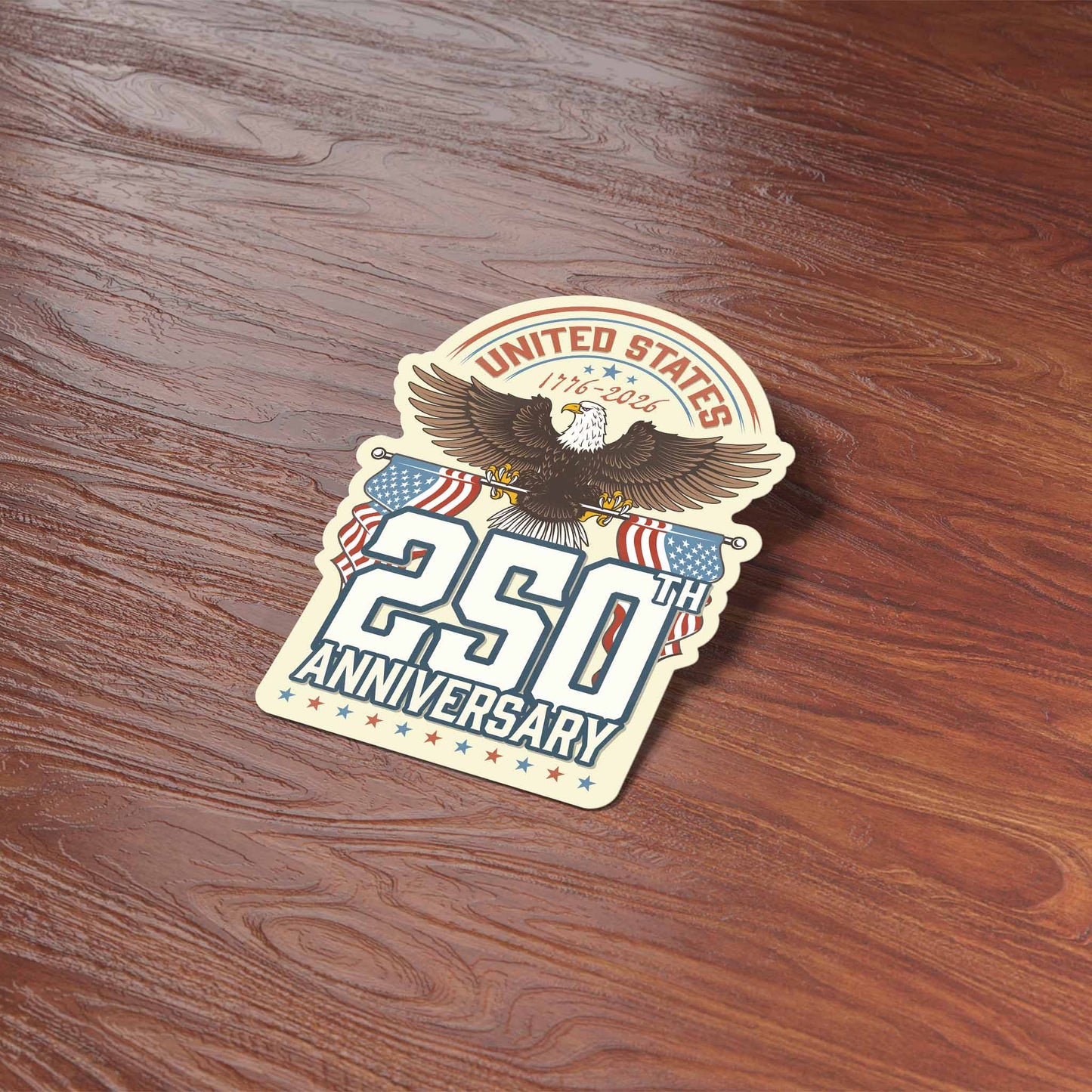 America's 250th Anniversary Eagle Sticker