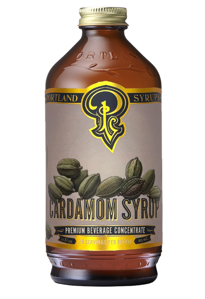 Portland Syrups | Cardamom Syrup 12oz  - cocktail / mocktail / coffee mixer
