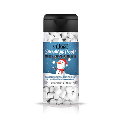 Gourmet du Village – Hot Chocolate Topping Snowman Mini Dehydrated Marshmallows (34g)