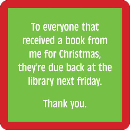 Drinks on Me - COASTER: XMAS Book