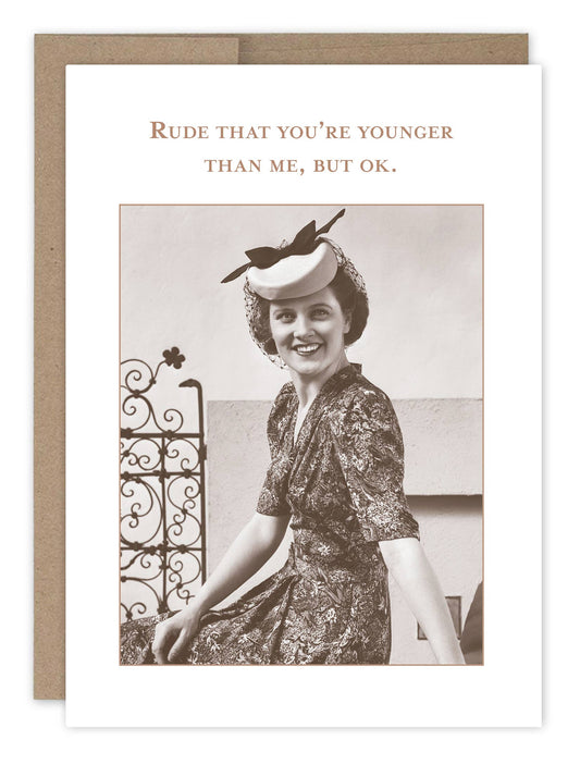 Shannon Martin Design - Rude Younger Birthday Card