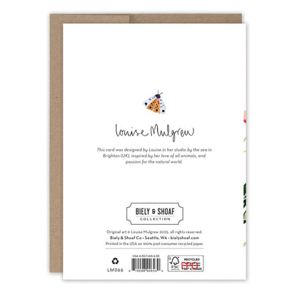 Moths And Flowers Thinking Of You Card