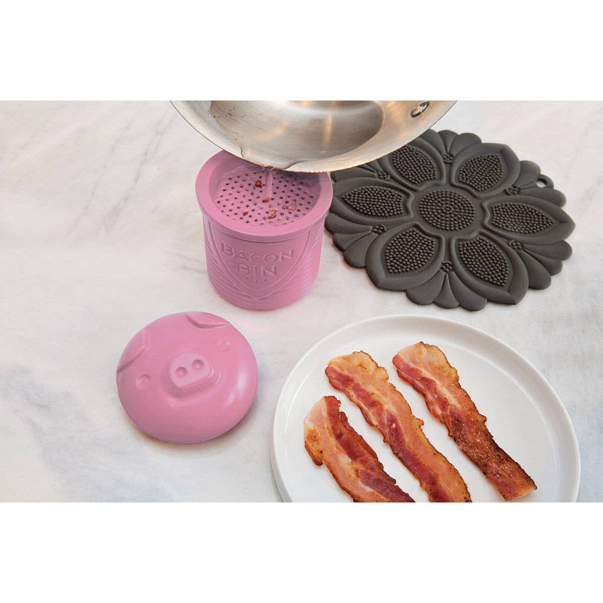 HIC - Harold Import Co. - Talisman Bacon Bin, Grease Holder