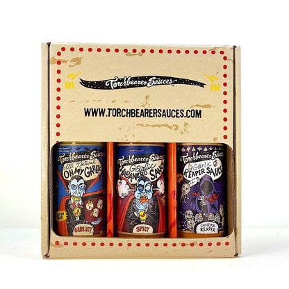 TorchBearer Sauces - Garlic 3 Pack - 3 5oz bottles + Box - case pk 5
