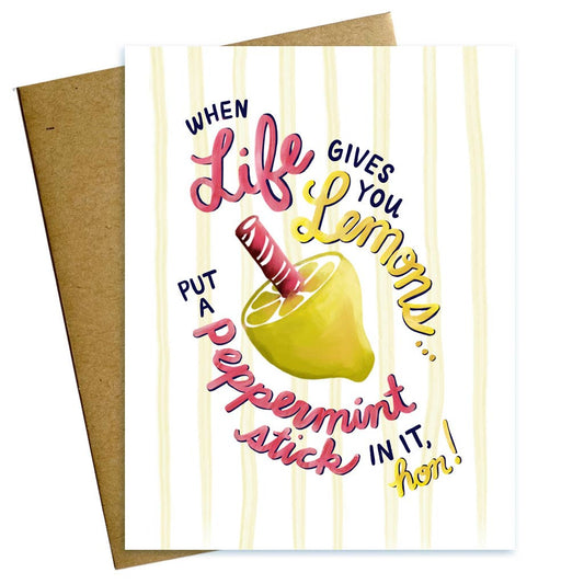 Maggie Moore Studio | Baltimore Lemon Stick Encouragement Card