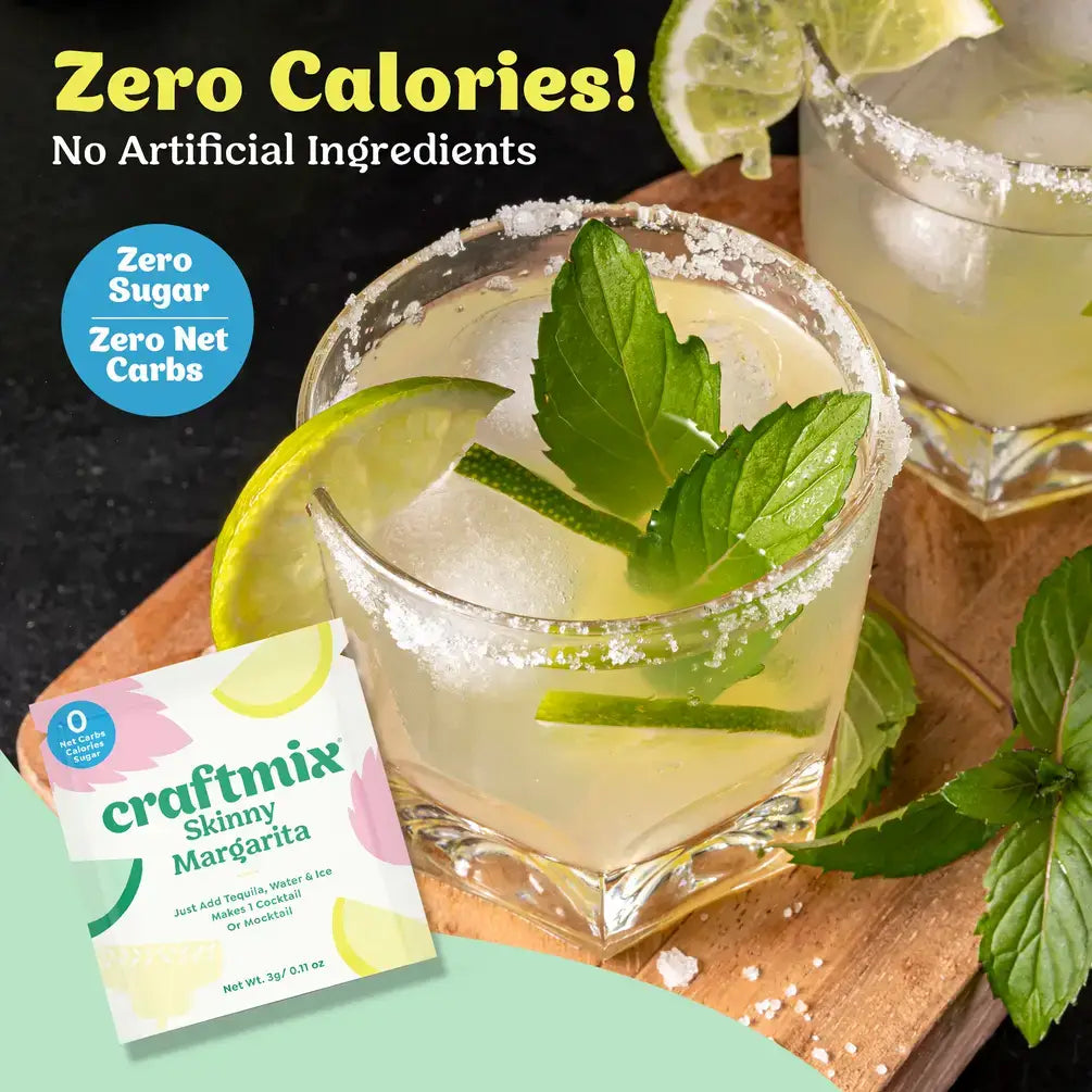 Craftmix | Skinny Margarita Cocktail Mixer - 6 Servings Multipack
