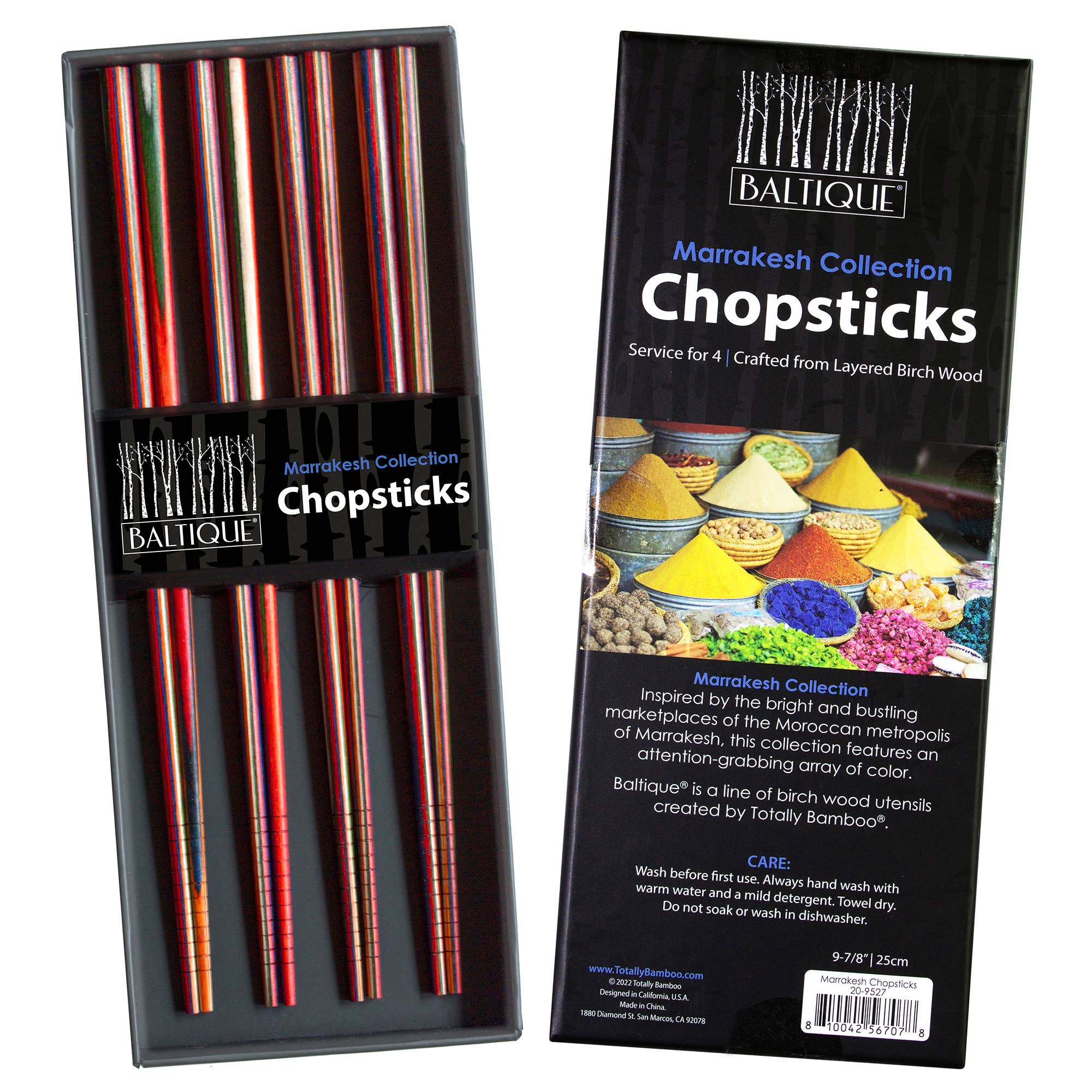 Baltique Marrakesh Collection Reusable Chopsticks