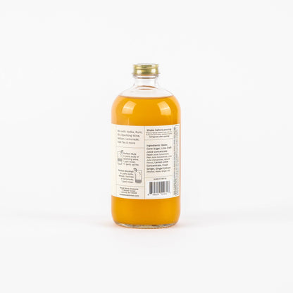 Wood Stove Kitchen - Moscow Mule (Ginger & Lime) Natural Cocktail and Mocktail Mixer, 16 fl oz