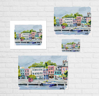 Kim Hovell Art - Fells Point Print: 11 x 14"