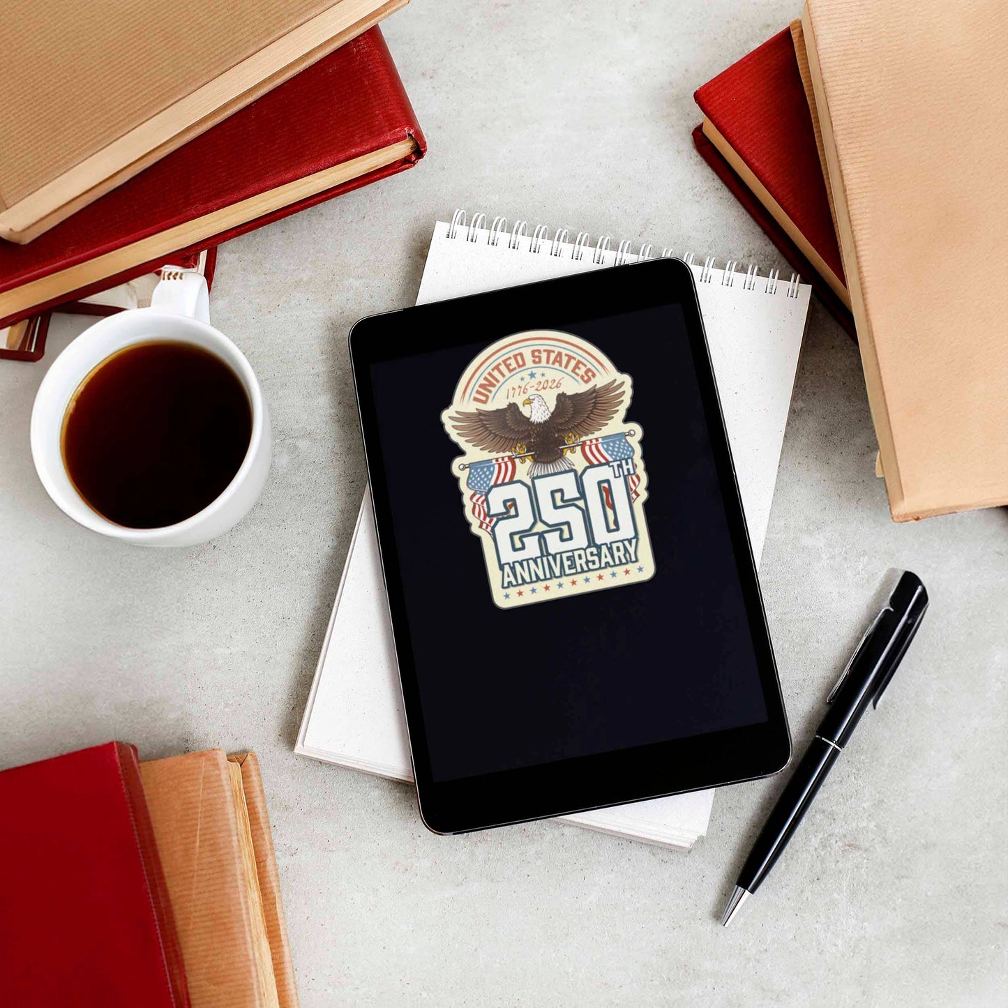 America's 250th Anniversary Eagle Sticker