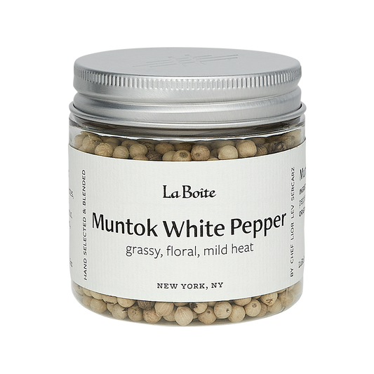 La Boîte - Muntok White Pepper - grassy, floral, mild heat spice