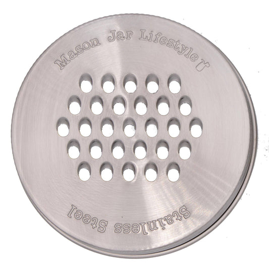 Mason Jar Lifestyle - Grater / Shredder Lid for Mason Jars: Wide mouth