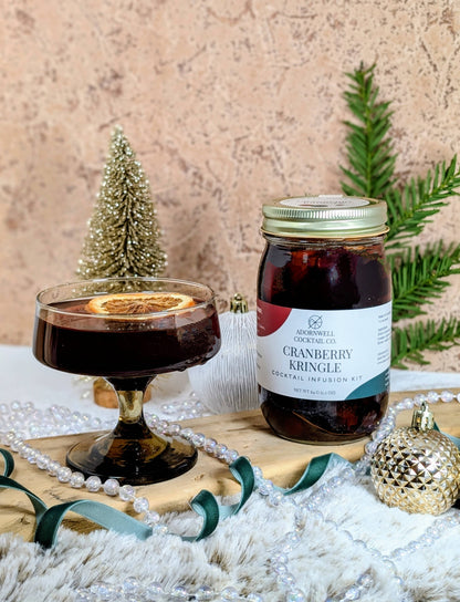 Adornwell Cocktail Co. - Cranberry Kringle Holiday Cocktail Infusion Kit