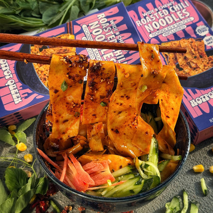 Roasted Chili Noodles- Wide & Chewy 5.6 OZ