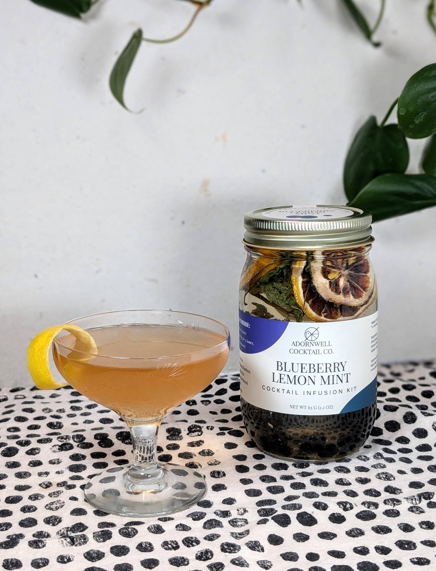 Adornwell Cocktail Co. - Blueberry Lemon Mint Cocktail Infusion Kit