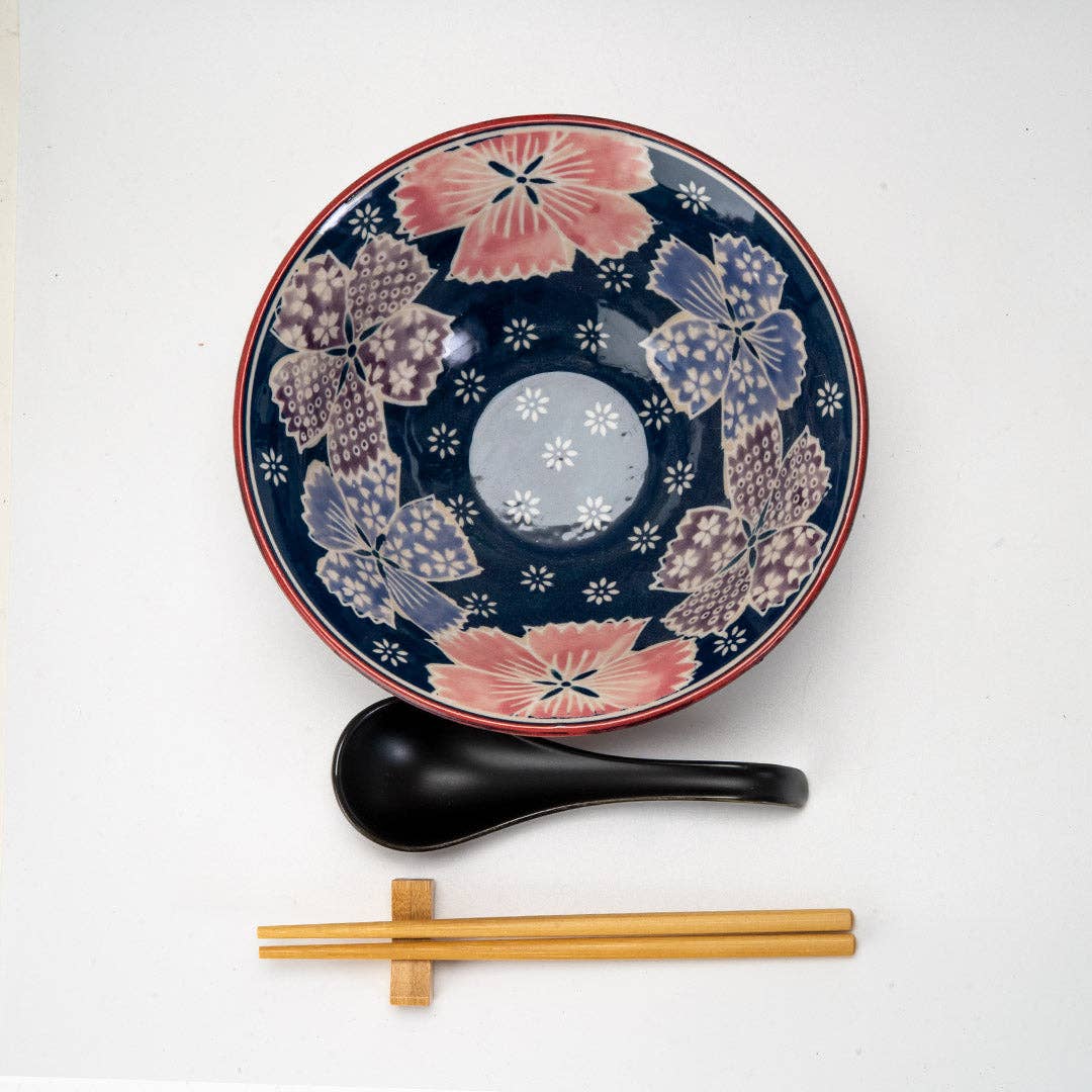 Floral Ramen Bowl Set | Urban Tokyo